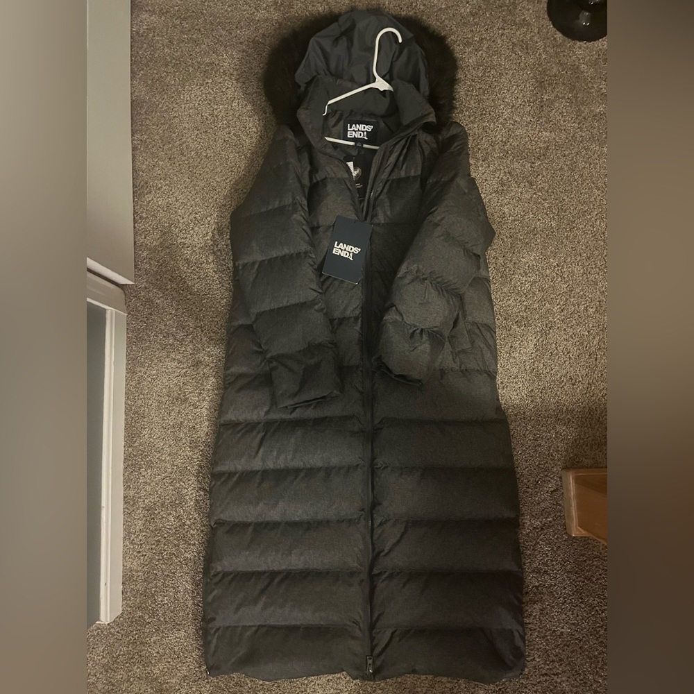 Lands end full length parka